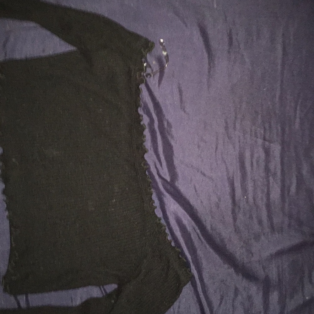 Off the shoulder crop top